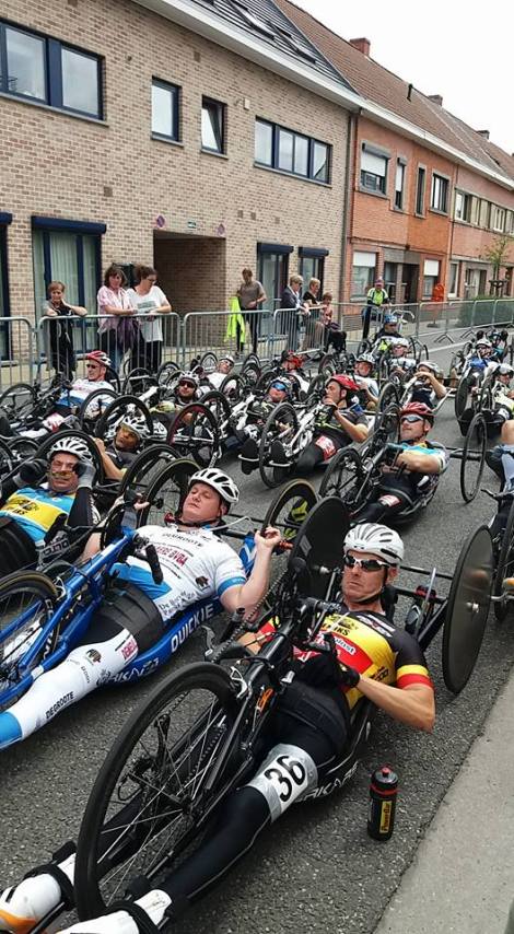 Melle start handbikers 2017 22 juli